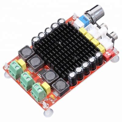 China TDA7498 2x100W Digital Class D Amplifier Board DC 14-32V 24V TDA7498 Dual Channel Audio Amplifier for sale