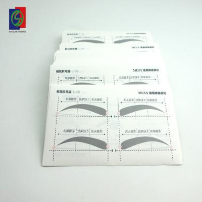 China Custom Different Design Waterproof Magic Eyebrow Tattoo Sticker Competitive Price Waterproof Tattoo Sticker for sale