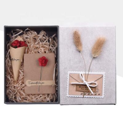 China Recyclable Cute Style Candy Packaging Square Ribbon Gift Box for sale