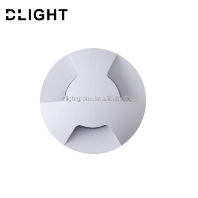 China Garden 3 Holes IP65 3W COB Stairs Lamp LED Outdoor Stair Lamp Waterproof Recessed Recessed 3 Holes IP65 Stair Lamp Decoration Outdoor Light for sale