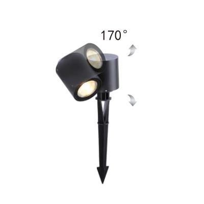 China Hot Sale 3W Amazon Garden Aluminum COB LED Hotel Garden Outdoor Surface Mounted Spike Light For Hotel Garden for sale