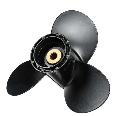 China Brand New YAMAHA Outboard Engine Match New 9 1/4 x 9 Aluminum Outboard Propeller For SUZUKI 8-20hp OEM 58100-93723-019 for sale