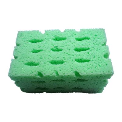 China Good Bath, Car Wash and Cleaning Color Coral Sponge Household Cleaning Sponge for sale