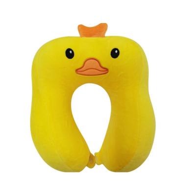 China Factory PORTABLE Professional Relieve Fatigue Release Neck Pressure Small Yellow Japanese Duck Cartoon U-Shaped Pillow for sale