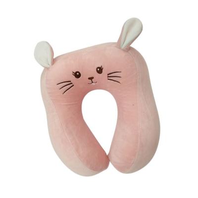 China PORTABLE factory supply baby direct cashmere relieve fatigue release neck pressure cartoon U-shaped pillow for sale