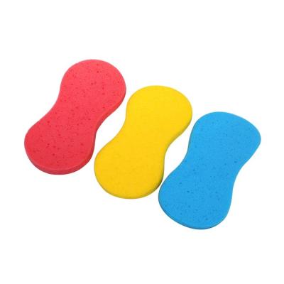 China Custom 8 Shape Top Car Wash Sponge Detailing Applicator Cleaning Sponge Washable Absorbent Cleaning Tool for sale