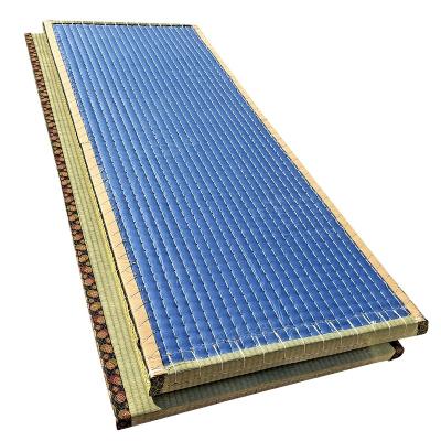 China Convertible Straw Filled Judo Tatami Mat Rush Grass And Rice Tatami for sale