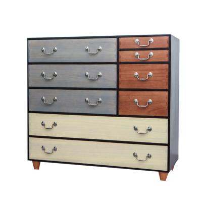 China Paulownia chests of solid wood wooden drawers for sale