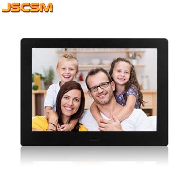 China Desktop Clock Digital Picture Frames 8 Inch Digital Photo View Display Photos Via SD Card Or USB Drive for sale