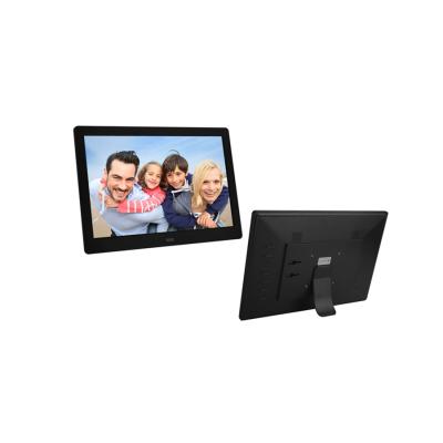 China Battery Powered Picture Clock HD Auto Rotate Video Playback 12 Inch Digital Photo Frame With Motion Sensor For Store for sale