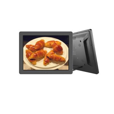 China Wifi Restaurant Battery Operated 14 Electronic Menu 15 Inch Photoframe LCD Digital Photo Picture Frame For Shelf for sale