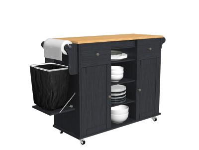 中国 Food Preparation Small Kitchen Island With Storage For Cooking OEM 販売のため