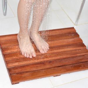 China OEM Sustainable Non Slip Wooden Mat Retro 3cm Length OT 53353 for sale