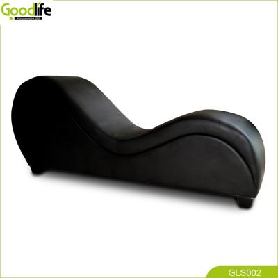 China Ergonomisch Leergeslacht Sofa Chair 170cm Lengte Volwassen Paar Houten Pu Te koop