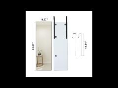 3mm Square Mirror Set Wall - Mounted Full Length Frameless