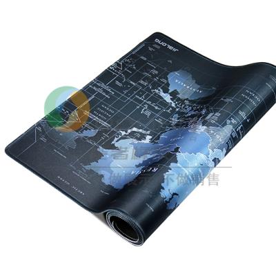 China PASSIONATE Custom Mouse Mat Sublimation World Map Large Mouse Pad for sale