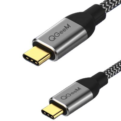 China MP3/MP4 Player QGeeM Type C to Type-C Audio Cable PD60W USB 3.1 Gen1 5Gbps Support 4K Video Transfer Speed ​​For Macbook Pro for sale