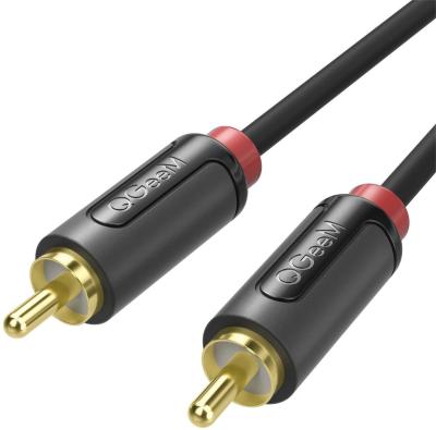 China Dual Shielded Speaker RCA Stereo Cable Digital Analog For Headphones Home System MP3 Players And More RCA To RCA Audio Cable for sale