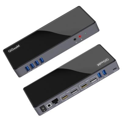 China QGeeM USB 3.0 Docking Station, Dual 4K @60Hz Single 5K / Dual Monitor Video Output for Windows MAC OS QG-D6901 for sale