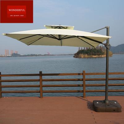 China Contemporary Patio outdoor furniture side umbrella high quality beach umbrella for sale