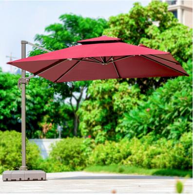 China Modern Aluminium beer garden/beach parasol straw pool side umbrella with lighted handle outdoor cafe umbrella for sale