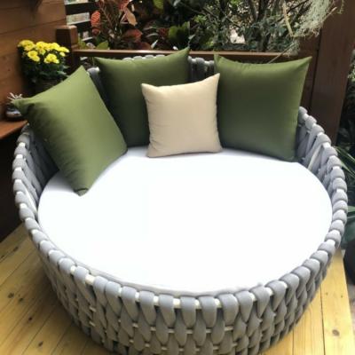 China Modern Modern outdoor hotel furniture garden lounge daybed for sale