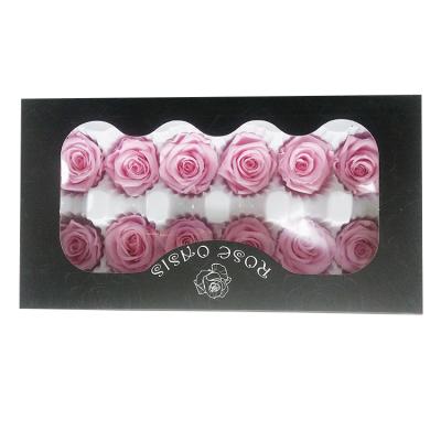 China Natural touch preserved rose with long stem bundle in single durable box rose for sale