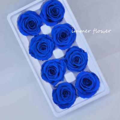 China Hot Selling Natural Touch 4-5cm Eternal Rose Preserved Flower With A Grade for sale