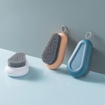 China Stocked laundry brush with soft bristles for household shoe washing and laundry brushes for sale