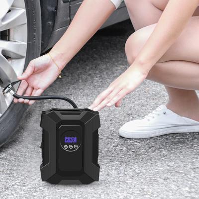 China Car compressor, portable car, 12v 140*73*145mm multi-function electric tire compressor for sale