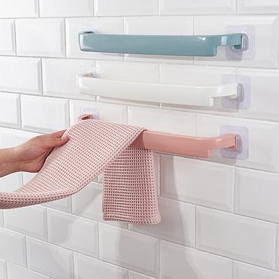 China Single viable bathroom towel storage rack, non-marking non-perforated towel rack, universal shoe rack for sale