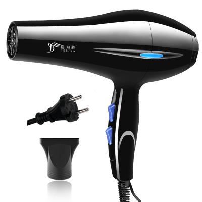 China 5 Speed ​​Foldable Cold And Hot Air European Plug Household Hair Dryer Hair Salon Wholesale High Power Hair Dryer for sale