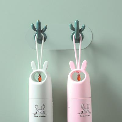 China New Cactus Hook Multi-Functional Hook Seamless Plastic Punch Free Creative Viable Strong Squishy Hanger for sale