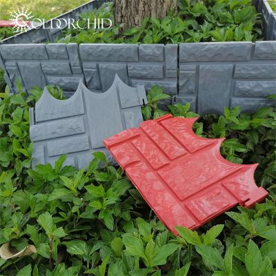 China Wholesale Competitive Advantage Brick PVC Simulated Fencing Splicing Fencing Trellis ECO-FRIENDLY for sale