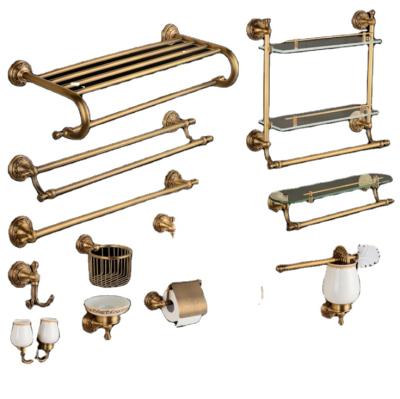 China Good Sustainable Modern Luxury Outdoor Copper Material Bathroom Accessories Set Accessories For Bathroom for sale