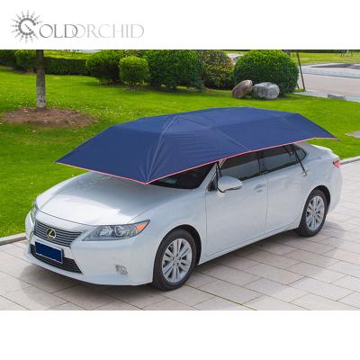 China Heat Insulation New Design Full Automatic Fold Sun Shade Car Cover Umbrella for sale