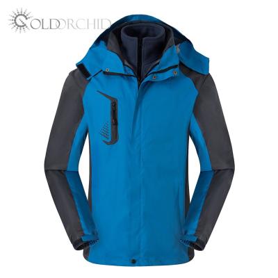 China Sustainable Ultralight Two Piece Detachable Hooded Custom Running Down Jacket Outdoor Men for sale