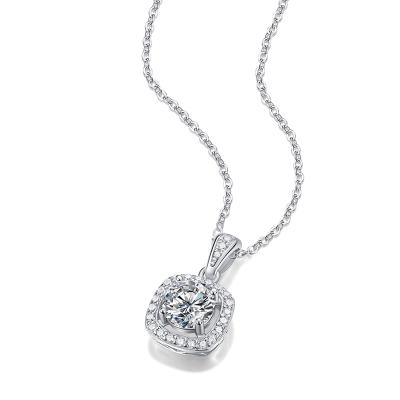 China Fashion CLASSIC Diamond Square Necklace Pendant made to order for sale