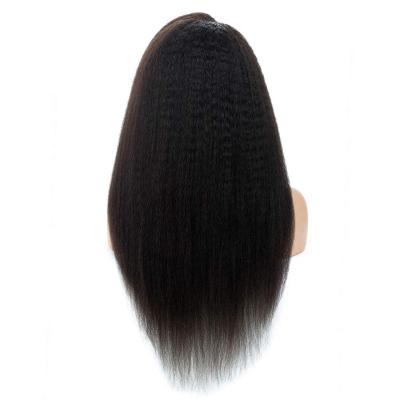 China Yaki Full Customize Swiss Lace Front Closure Wig Malaysian Curly Hair Wig Box/Front Closure Wig Vendor Cheap Yaki Bag Lace Wig for sale