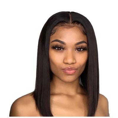 China Bob Fashion Design Wholesale Straight Hair Bob Peruvian Wigs Front Closure Short Bob Peruvian Hair Lace Wig 8 Inches for sale