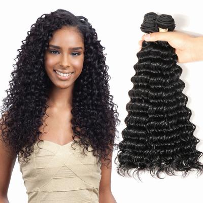 China Silky Straight Wave Cheap Raw Unprocessed Indian Corollahair Hair Cuticle Aligned Deep Wave Bundles Double Drawn Hair High Quality Sellers for sale