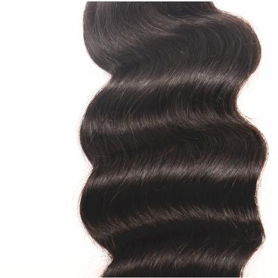 China Wholesale Cheap Malaysian Deep Wave 10A Loose Bundles, Double Drawn Hair Extensions, Hair Weave 100% Cuticle Aligned Hair for sale