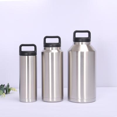 China Wholesale Custom 18oz 36oz 64oz Large Capacity Camping Double Wall Insulated Vacuum Stored Outdoor Rising Water Bottle for sale