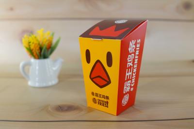 China Paper Fried Chicken Takeaway Boxes ECO Friendly Disposable Food Grade Various Size for sale