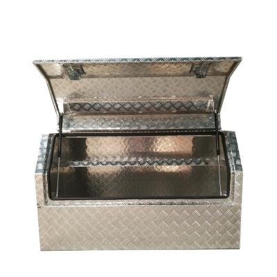 China Waterproof And Durable Top Opened Door Aluminum Truck Bed Tool Box for sale