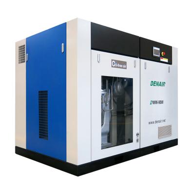 China Oil Free Dry Screw Oil Free Air Compressor For Laser Cutter Industry for sale