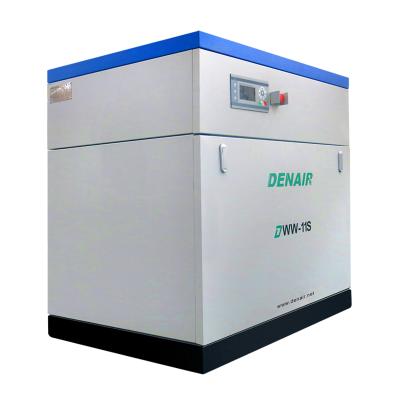 China Denair DWW 15hp 11kW Low Noise Oil Free Scroll Air Compressor for sale