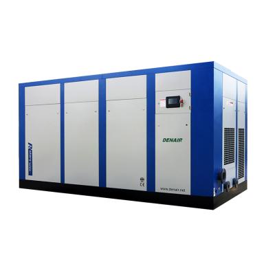 China 250 PSI 2 Stage Lubricated Electric High Pressure Rotary Screw Air Compressor for sale