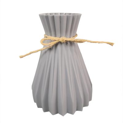 China European Unbreakable Home Vase Vase Vase Wedding Like Rattan Anti-ceramic Plastic Minimalist Decoration for sale