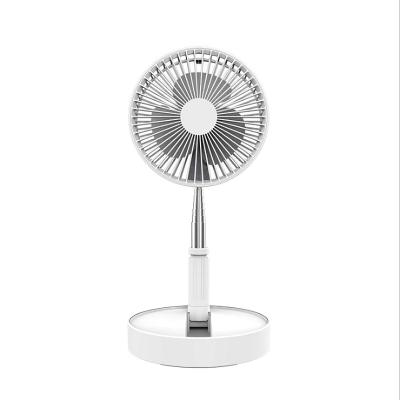 China Portable Height Adjustable Desk Fan Hotel Floor Fan USB Rechargeable Table Fan for Home Office for sale